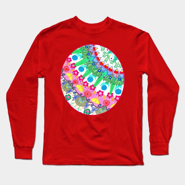 Plant Abstract Long Sleeve T-Shirt by okhismakingart_